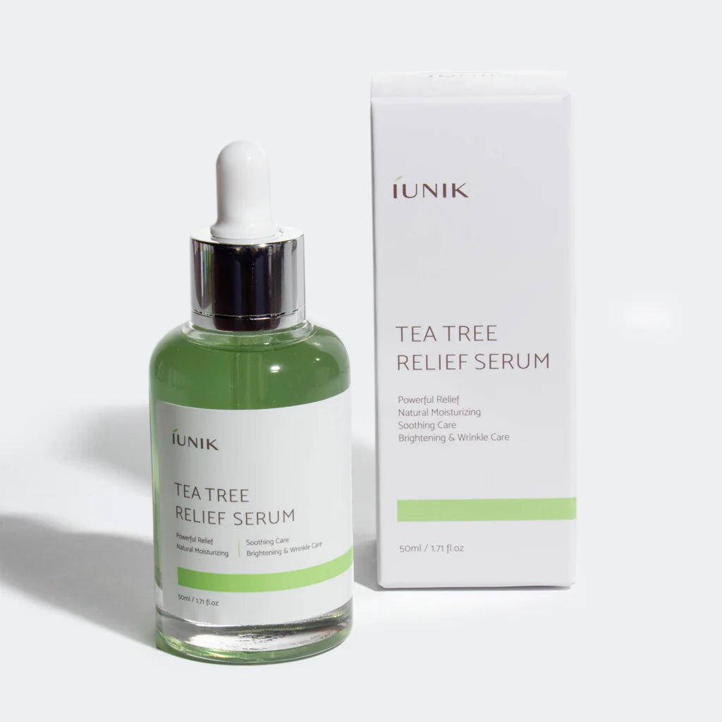 IUNIK Tea Tree Relief Serum – Calmante con Árbol de Té y Centella (50 ml)