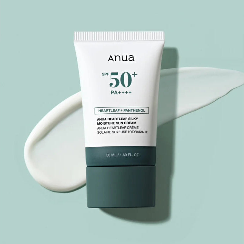 ANUA - Heartleaf Silky Moisture Sun Cream Protector Solar 50 ml
