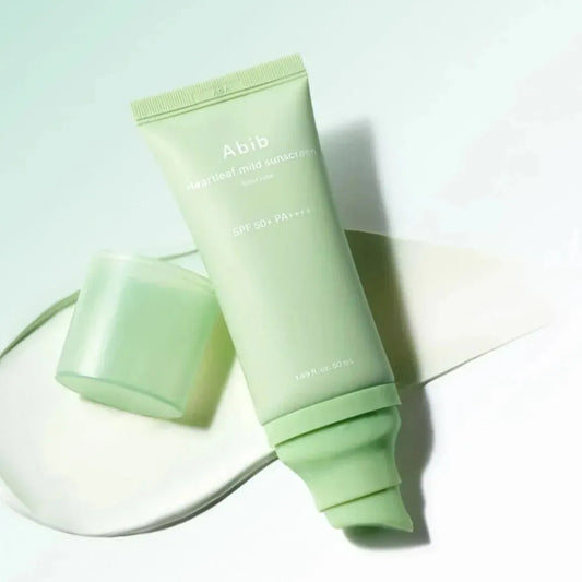 ABIB Heartleaf Mild Sunscreen Relief Tube SPF50+ PA++++ (Calmante)