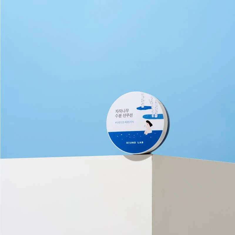 Round Lab – Birch Juice Moisturizing Sun Cushion SPF50+ PA++++
