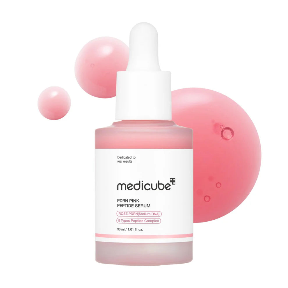 MEDICUBE PDRN Pink Peptide Serum (Hidratación Profunda + Líneas Finas)