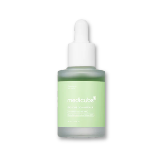 MEDICUBE - Ampoule calmante Exosome Cica – Reparación intensiva y alivio de la piel sensible (30 ml)