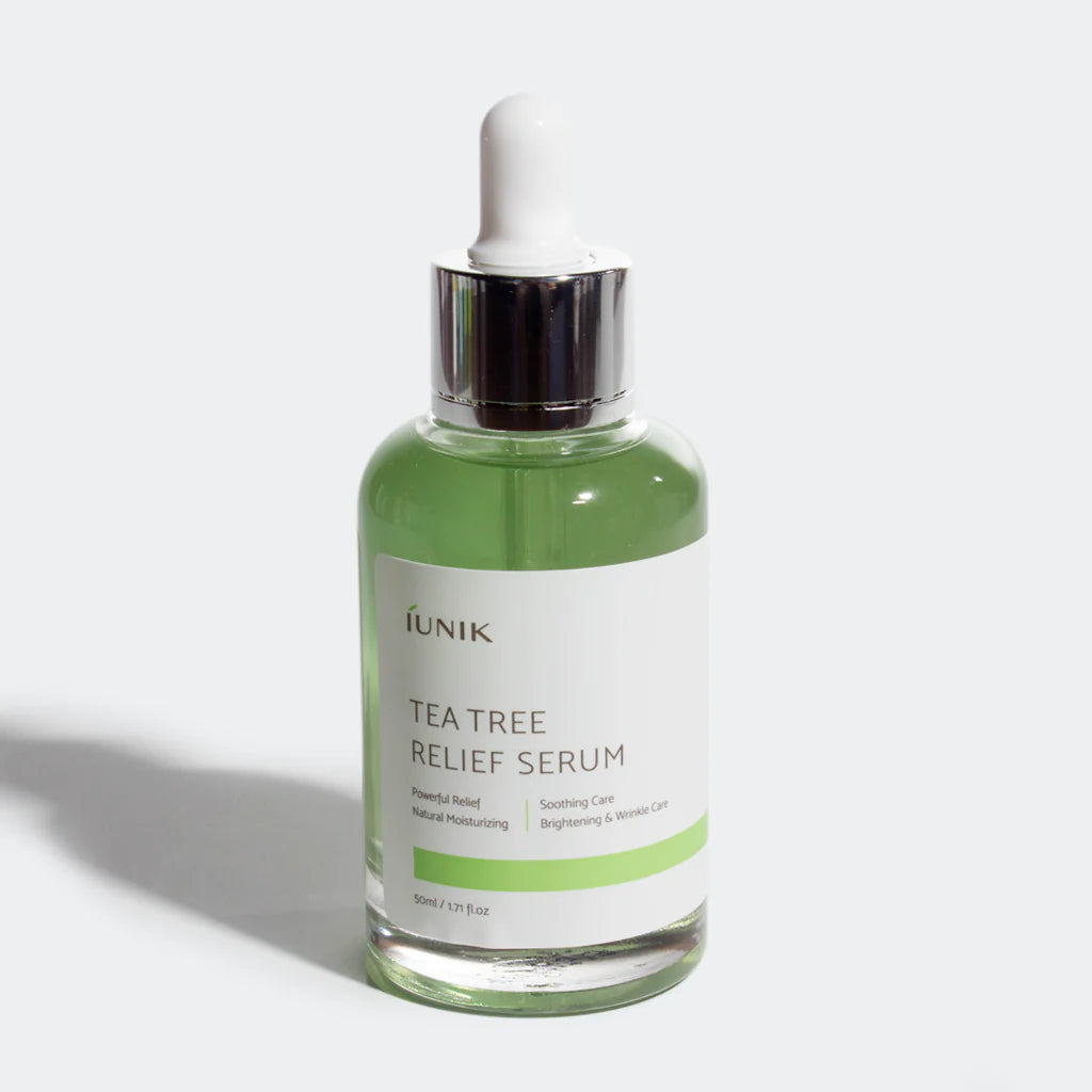 IUNIK Tea Tree Relief Serum – Calmante con Árbol de Té y Centella (50 ml)