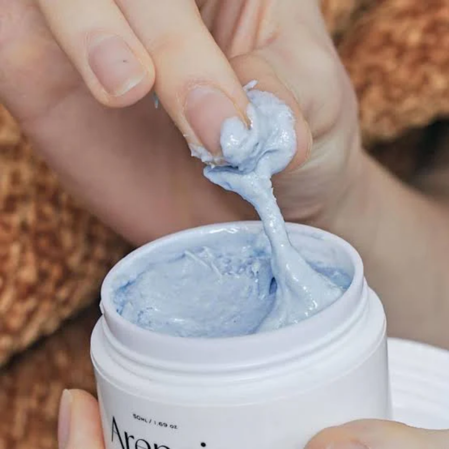 ARENCIA - Fresh Blue Hyssop Rice Mochi Cleanser - 120gr