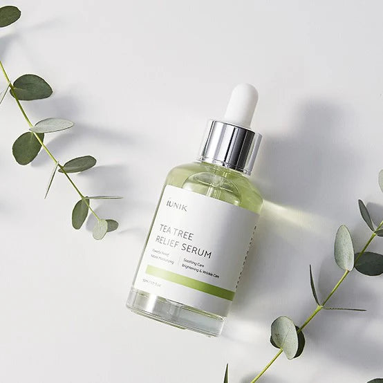 IUNIK Tea Tree Relief Serum – Calmante con Árbol de Té y Centella (50 ml)