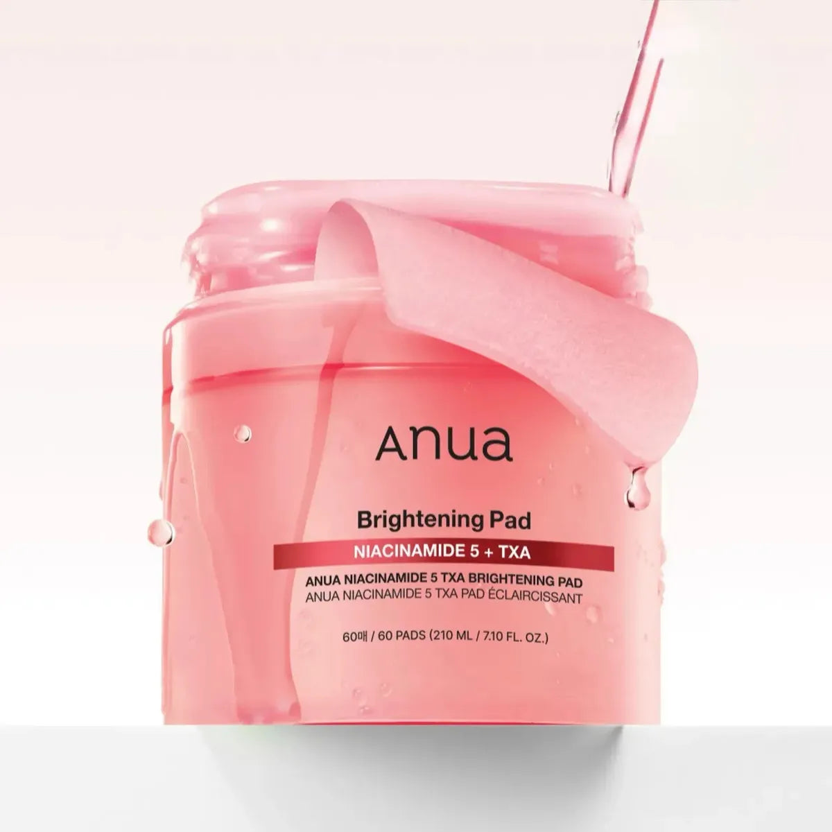 Anua Niacinamide 5% + TXA Brightening Pad – Discos iluminadores (60 pads)