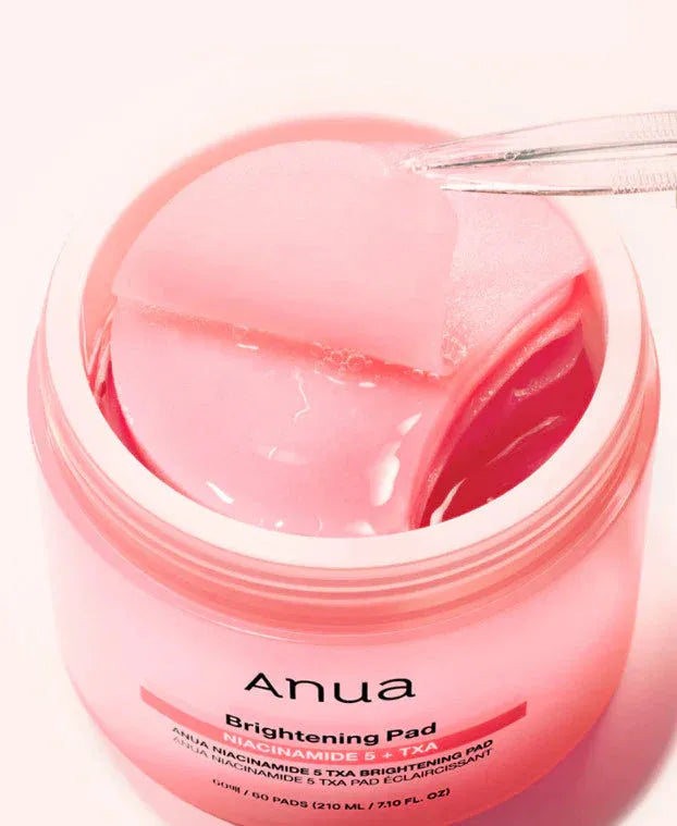 Anua Niacinamide 5% + TXA Brightening Pad – Discos iluminadores (60 pads)