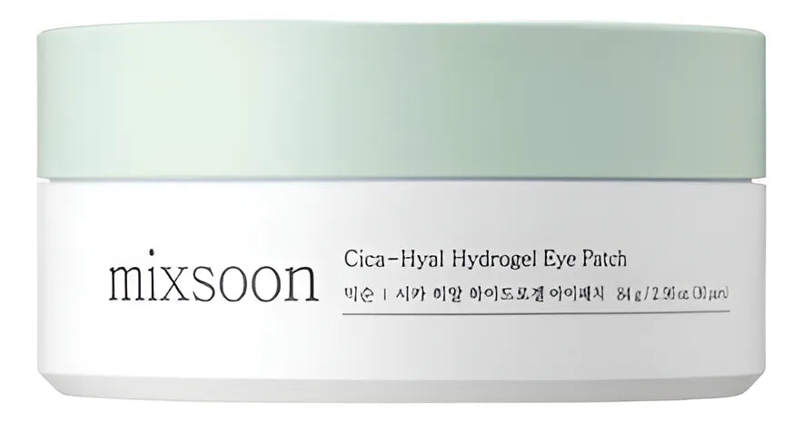 Mixsoon Cica-Hyal Hydrogel Eye Patch – Parches calmantes e hidratantes para ojos (60 pz)