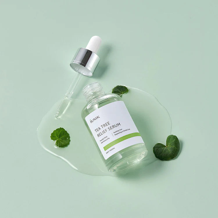 IUNIK Tea Tree Relief Serum – Calmante con Árbol de Té y Centella (50 ml)