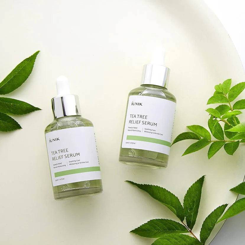 IUNIK Tea Tree Relief Serum – Calmante con Árbol de Té y Centella (50 ml)