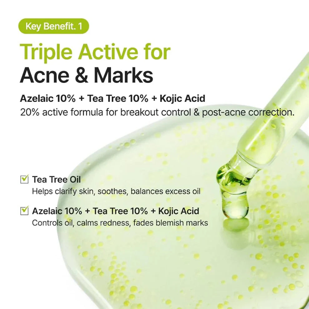 Purito Azelaic Acid 10% Kojic Tea Tree Serum (30 ml)